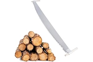 BAUSTER® Scie à bois - Scie à bois - Scie à bois - Scie à métaux - Scie circulaire longue - 100 cm - Bois de chauffage, sylviculture, abattage d'arbres, jardinage