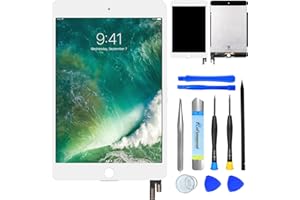 NB+ Touch Screen LCD iPad Mini 4 Ricambio per Apple iPad Mini 2015 7.9 pollice 4a Generazione Display LCD Digitizer Pannello Frontale in Vetro con Strumenti (Bianco)