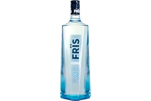 FRIS FRÏS Vodka, 1l, 37.5% ABV, Scandinavian Vodka, Four Times Distilled, Purified Through a Freeze Filtered Process at -15°C, Ideal over ice with your favourite mixer, in Frozen Cocktails and Martini
