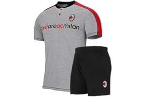 PLANETEX Pigiama Milan Corto Abbigliamento Bambini Calcio ACM Milan PS 26940