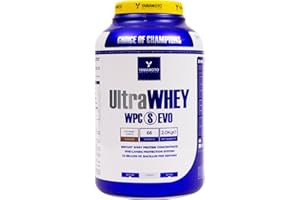 YAMAMOTO NUTRITION Ultra Whey WPC S EVO 2 kg, Integratore Alimentare di Proteine del Siero Concentrate e Spore di Bacillus, Aumento Massa Muscolare, Gusto Cioccolato