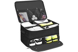 Fulenyi Bolsa para golf, plegable, organizador accesorios golf, organizador tela Oxford viaje para bolígrafos camiseta golf, calcetines, bolsa cepillo f