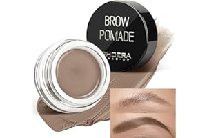 ANGLICOLOR Eyebrow Gel,Eyebrow Brow Pomade Professional Makeup Tinted Eyebrow,24 Hours Long Lasting,Lightweight,Waterproof,Smudge-Proof,Transfer-Proof,Sweat Resistant Brow Cream(2#Taupe)