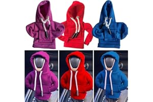 OCCZIN 3 Funny Gear Schaltknauf Hoodie, Auto Schaltknüppel Abdeckung, Schaltknauf Auto Abdeckung Deko,Innenraum Hoodie für Schaltknüppel, Manuell oder Automatik staubdicht, Kreatives Universal Autozubehör