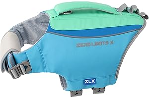 ZLX Schwimmweste Hunde Ripstop Rettungsweste für Kleine Mittlere Große Hunde, Hundeweste mit Sicherem Griff, Verstellbarer Leichter, Hundeschwimmweste für Bootfahren, Auftrieb & Schwimmhilfe
