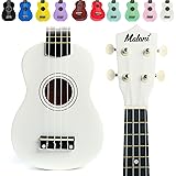 White Ukulele - Ukeleles for Adults Beginners with Bag, Video Mini Course, 2750+ page downloadable Songs & Chord Kit - Kids U