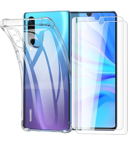 Custodia Morbida NEWTOP Per Huawei P30 Lite: TPU Soft Gel Rossa, Sottile E Flessibile