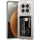 Rongep [Transparent-Kart B&ouml;lmeli] Redmi Note 15 Pro 5G i&ccedil;in Şeffaf Kılıf Kamera Y&uuml;kseltili Esnek ve Hafif Tasarım Darbelere K