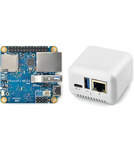 NanoPi R3S LTS Routeur Mini PC Rockchip RK3566 - 2 Go RAM 32 Go EMMC Ports Dual Gbps