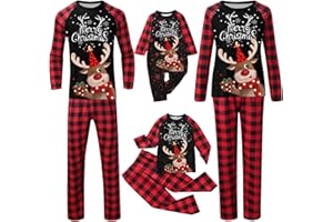Générique Ensemble Pyjama NoëL Famille,Vetement De Noel Pyjama Famille Assortis Pyjama Noel Femme Homme Noel Vetement Femme Tenue Noel Bebe Costume Pere Noel Homme XXL