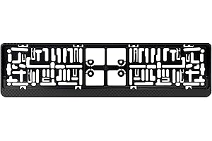 BCCORONA Carbon Licence Noir Support de plaque