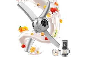 TEELORAY Cuchilla de repuesto compatible con máquina ninja, crema Deluxe NC501EU, hoja de repuesto de acero inoxidable para helados Ninja CN501CO NC500C NC501C NC501H
