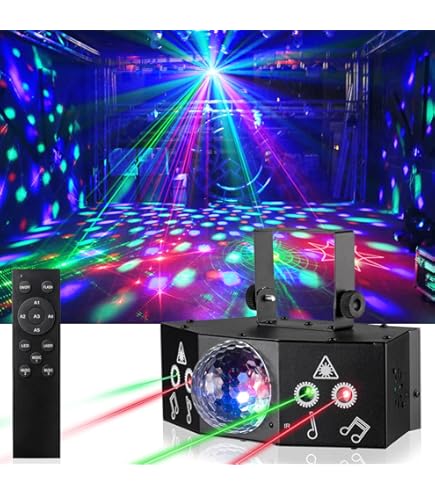 Compacte Twinkling disco laser projector - feestverlichting | Fun en Feest