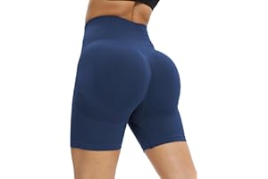 OUDOTA Pantaloncini Sportivi Donna, Pantaloncini Palestra Donna, Pantaloncini Donna Sportivi, Leggings Push Up Donna Corti, Pantaloncini Corti a Vita Alta Elastici per Fitness Yoga Ciclismo