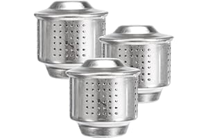 TLDSHOP® - PARASPRUZZI per CAFFETTIERA - per Moka - Universale - in Acciaio - Leggero e di Ottima qualità - Pezzi: (3)