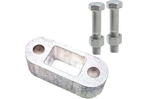 UKB4C Large Tow Bar Ball Spacer Extension Trailers Caravans 1.5" & 90mm Bolts Extender