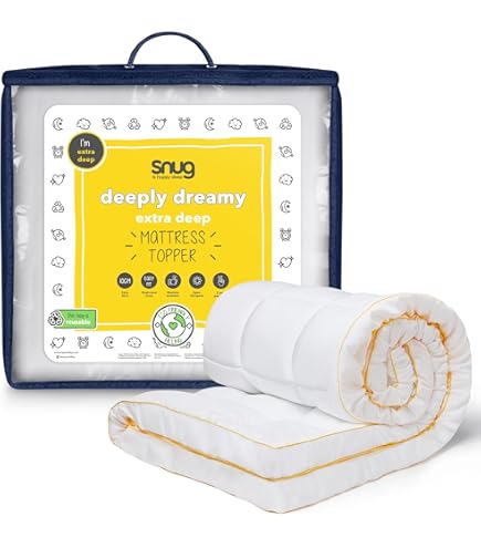 Extra Thick Mattress Topper Double Bed 10cm Hotel Quality Microfiber