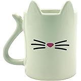 Gift Republic-Tazza con Gatto, in Ceramica, Multicolore