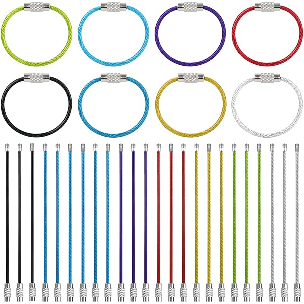 100 Catene A Sfera Colorate Con Fibbia - Portachiavi Metallici Per DIY, Bijoux E Decorazioni - 12 Cm - Foto 11