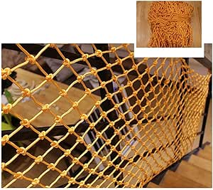 Filet De Tissage,Filet De Corde Pour Aire De Jeux, Filet De Corde Jaune,  Filet De Sécurité Pour Enfants, Protection D'escalier, Clôture De Filet,  Décoration De Jardin, Filet De Tissage, Filet D'escala :