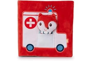 LILLIPUTIENS - Alice Doctor Activity Book - Interactive Children's Book with Customizable Spaces - Baby Activity Toy for Caring for Alice's Friends - Stimulates Imagination - From 12 Months - 83534