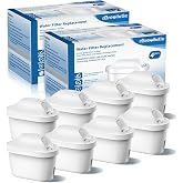 BREOILUTLE Cartuchos de filtro de agua compatibles con el hervidor Brita Marella, filtro de agua de repuesto para Brita Maxtr