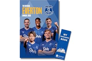 GRANGE Everton Football Hardcover Annual 2026 with FREE Bookmark