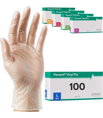 hygonorm vinyl handschuhe 100 Stück Vinylhandschuhe Ideal Light, puderfrei, CAT 1 | Alternativartikel, Packung, transparent, 9/L, L: 24cm, Vinylhandschuhe, Einweghandschuh, Einmalhandschuh bei Günstiger Preis Gear Warrior XE 2-Wheel 27