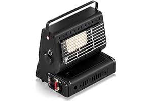 Chauffage au gaz portable 1,3 KW pour l'extérieur, chauffage de tente, chauffage mobile, chauffage de camping, chauffage au gaz, chauffage de camping, mini chauffage au gaz sans cartouches de gaz