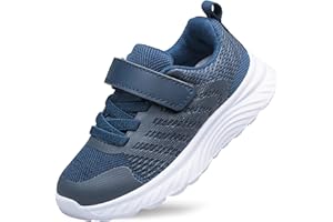 Raoendis Boys Girls Trainers Kids Running Shoes Mesh Sneakers, Comfortable Lightweight Sport Trainers Children Athletic School Shoes for Toddler/Little Kid/Big Kid