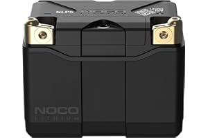 ‎NOCO NOCO Lithium NLP5: Ultraleichte 12V Lithium Motorradbatterie – Gruppe 5 – 2Ah – 250A Startstrom – Intelligentes BMS – für Motorräder, Enduros, Quads, Roller und mehr