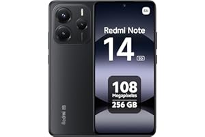 XIAOMI Redmi Note 14 5G - 8+256GB Smartphone, 6.67" AMOLED FHD+ 120Hz Display, MediaTek Dimensity 7025-Ultra, 108MP Camera, 5110mAh, Charger Not Included, Black (ES Version)