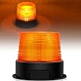 Dinfu Gyrophare LED 12 Pouces Sans Fil Rechargeable 14 Modes - Barre Lumineuse Orange Avertissement Voiture Tracteur