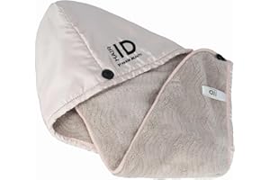 ‎PARSA BEAUTY PARSA Beauty Hair ID 2-in-1 Haarturban Damen Mikrofaser & Satin – Anti-Frizz Haarhandtuch zum Haare Trocknen – schnelltrocknend & schonend für lange Haare – Turban Handtuch mit Knöpfen