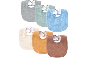 SLOSH Baberos Bebe Recien Nacido Algodón Bebé Niña Niño