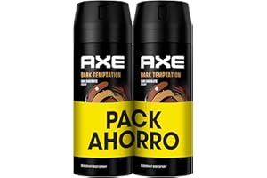 Axe Desodorante Antitranspirante Bodyspray DARK TEMPTATION Pack Ahorro 2x150 ML, El embalaje puede variar