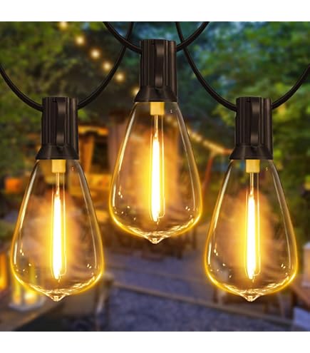 Lichtsnoeren - Binnen - Gloeilamp - Wit - Met lichteffect