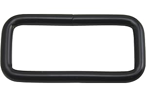 Wuuycoky 2" Inner Length Rectangle Rings Loop Ring No Welded for Strap Webbing Belts Buckle Color Optional