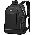 Kono Anti-Theft 15.6 Inch Laptop Backpack, Business Travel Work Bag School Rucksack for Men Women