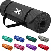 Xn8 Sports Yoga mat 10mm Thick NBR Exercise Mat - Non-Tearable