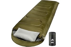 MEREZA Sleeping Bags XL for Mens Large Wide Sleeping Bag for Camping Big and Tall Sleeping Bags for Women Adults Warm with Compression Sack Cold Weather & Warm