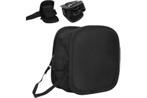 DIYEENI Filtertasche für Kameraobjektive, Filtertasche für Objektive mit Riemen, wasserdichtes und staubdichtes Design, Filtertasche für 9-teilige Filter von 25 mm bis 95 mm