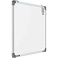 Pragati Systems® Genius Melamine (Non-Magnetic) Whiteboard for Kids, Home & Students with Lightweight Aluminium Frame | Durable & Smooth Dry Erase Marker Board | Small Size 1.5x2 Feet (Pack of 1)