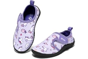 STQ KIDS Badeschuhe Kinder Wasserschuhe with Klettverschluss Strandschuhe für Jungen Mädchen