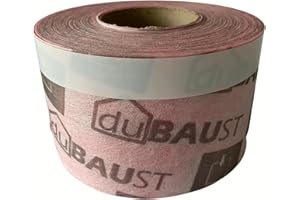 dubaust Fensteranschlussband Fensterband Fensterdichtfolie Fensterdichtband Innen Aussen Luftdicht Schlagregendicht mit Selbstklebestreifen vers. Breiten 30m Rolle (Innen 70mm, 1)