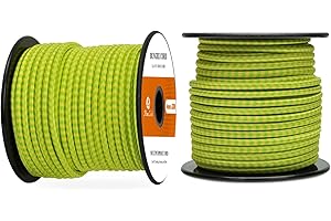 Abma Cord Cuerda Elástica Cuerda de Lona Cuerda de Goma para Lonas Remolque y Piscina - Cuerda Tensora, Cuerda Expansora - Ø 4mm, 5mm, 6mm, 8mm, 10mm Multi Couleur