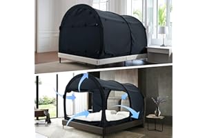 Alvantor Bed Canopy Tent Privacy Space Double Size Frame Sleeping Tents Indoor Curtains Gray Cottage Patent Pending