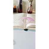 Pembe Simli Kedi Kulak Şekilli Kitap Ayracı, Dekoratif Bookmark, okuma y&uuml;z&uuml;ğ&uuml;, sayfa tutucu