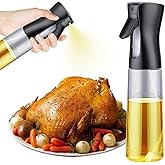 GRIFEMA Pulverizador de Aceite Spray 300 ml – Aceitera de Vidrio Borosilicato Antigoteo para Cocina y Freidora de Aire, GE200