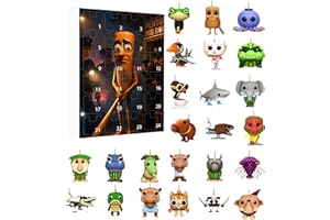 MXYZQDE 24 Stück Brainrot Adventskalender, Italian Brainrot Anime Figur, Einzigartige Büro und Heimdekorationen Geeignet zum Teilen von Glück an Geburtstagsferien oder Besonderen Anlässen